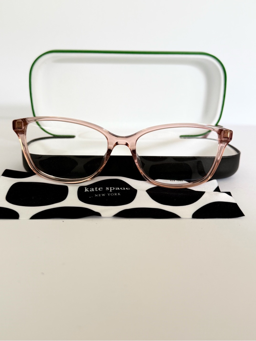 Kate Spade Clear Pink Cat-Eye Glasses REILLY/2